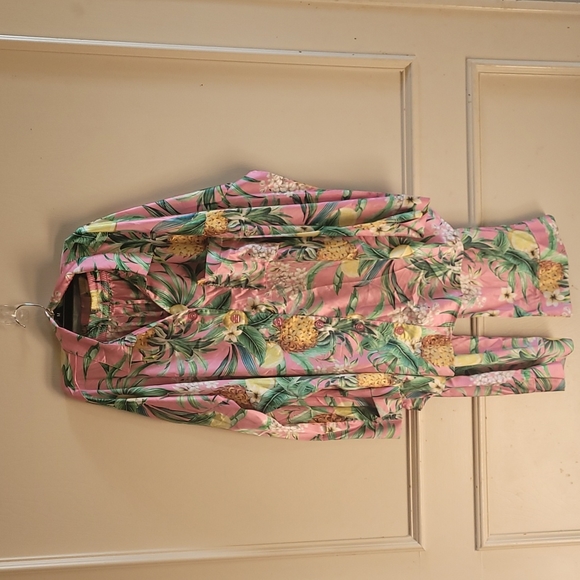Show Me Your MuMu, Paradise PJ Set, Hannah's Pineapple Dream, Sz L - Picture 2 of 7